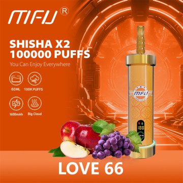 MFU SHISHA X2 100k Puffs vape ЕС склад