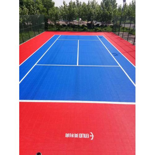 ITF certified PP floor tile for tennis court