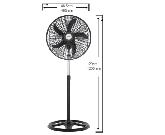 18-Inch Home Electric Pedestal Tower Fan on Plastic Stand: Cooling Solution for Your Space
