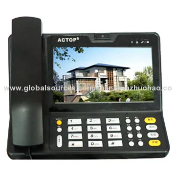 Digital TCP IP Video Intercom with 8-zone Alarm, Flat to Flat Intercom