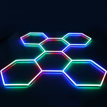 RGB Hexagonal LED Light for Game Room and Gym