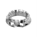 titanium GR5 flanged axle nut for ducati