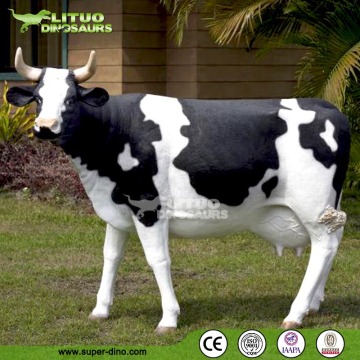 Animal Model Exhibition Life Size Animatronic Cow