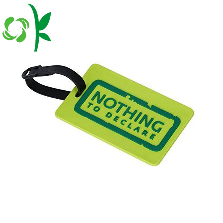 Promotional Silicone Cute Tags with Luggage