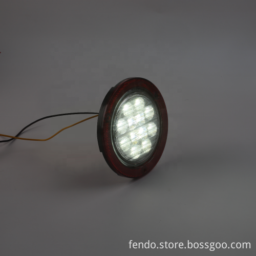 100% Waterproof DOT E4 LED Truck Trailer Reverse Rear Tail Lamp Light - 10-30V