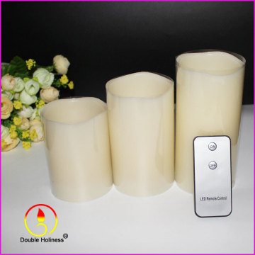 led pillar candle with remote control