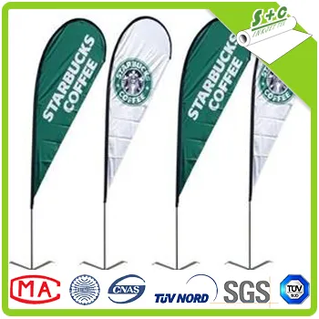 100 polyester digital printing knitted flag fabric for flags