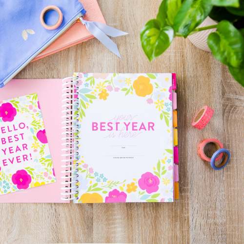 Weekly Goal Planner Plastic Spiral Binding My Yearly Goal Planner Book Manufactory