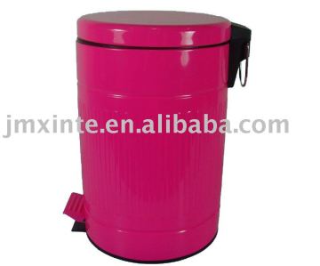 12L metal trash can
