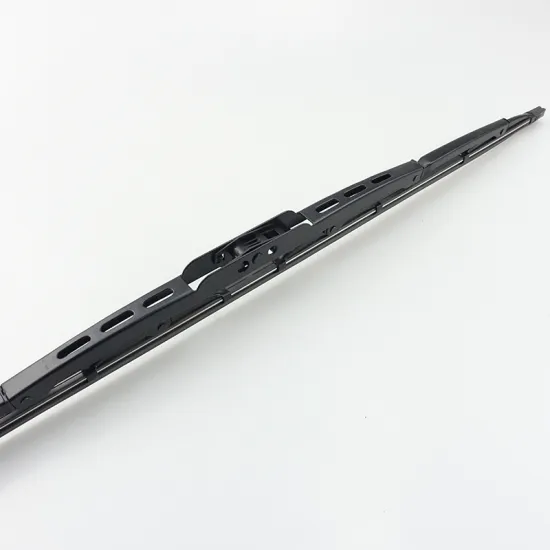 Premium Universal Steel Black Zhejiang Natural Rubber Windshield Wiper Blade (OEM, 2pcs)