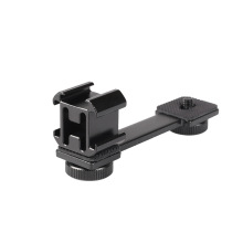 Photo Studio Accessory Gimbal Accessories Triple Cold Shoe Mount Microphone Extension Bar for Zhiyun Smooth DJI Osmo Pocket