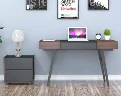 Modern Office School Table Home Furniture Wooden Desktop Study Desk Children Table Make Up Table Bedroom Dresser With drawer