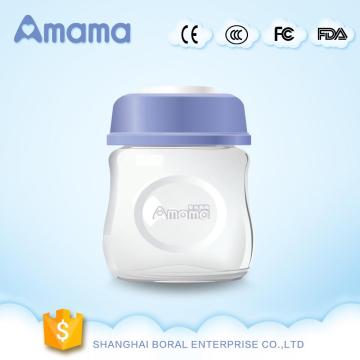 Factory direct price food grade PP safe convenient wide neck breast milk storage bottles