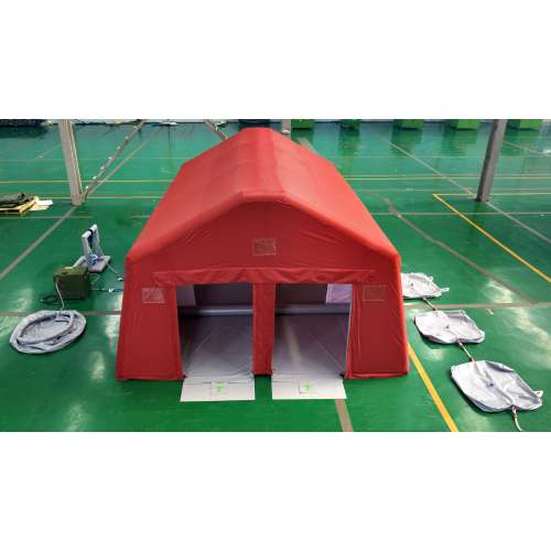 Durable Red Oxford Cloth Tent for Decontamination