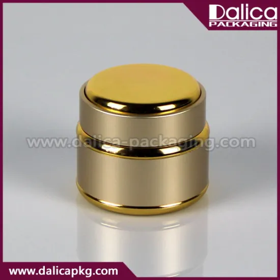 Mini branded custom aluminum jar for cosmetic