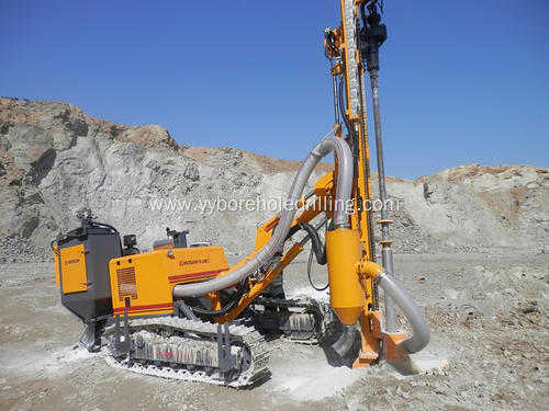 DTH rock blasting drilling rig for ore rocks