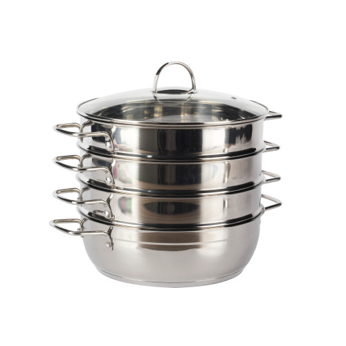 Stainless Steel Triply Bottom Steamer Pot Cookware