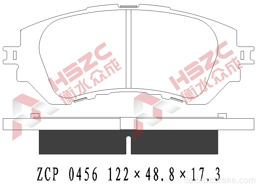 FMSI D1950 Keramikbremsbelastung für Toyota