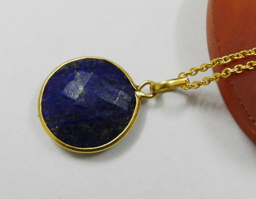 925 Sterling silver Lapis lazuli Pendant