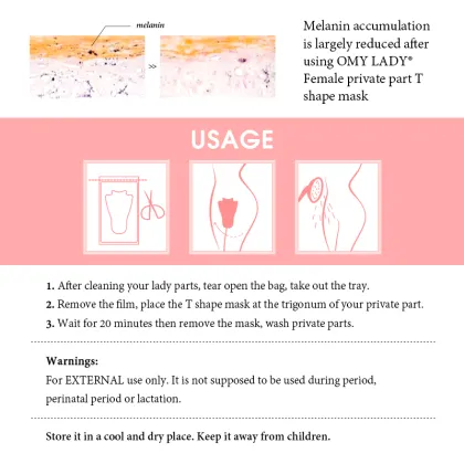 100% Natural Herb Masque for Female Daily Intimate Care