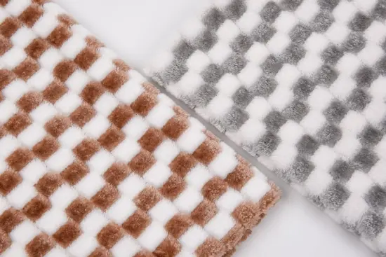 Flannel Jacquard plait design Knitting Fabric