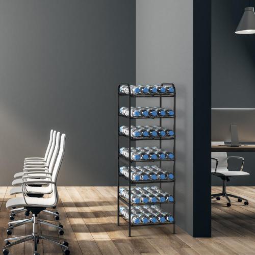 Water Bottle Organization Holder 7 Tier Free Standing Water Bottle Storage Shelf Factory