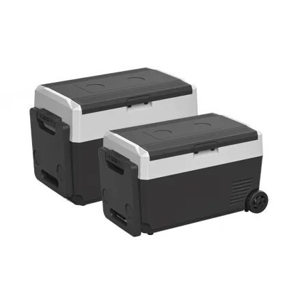 Factory Direct 28L Portable Freezer with Wheels - Mini Fridge 220V 12V Car Refrigerator