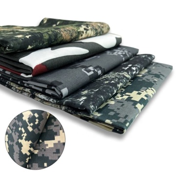 Customized Camouflage Ripstop Fabric for Workwear Coats and Pants (13% Polyester, 87% Cotton, 165 GSM)