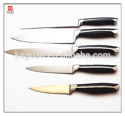 DK-035 5 pcs high quality stainless steel kitchen knife set