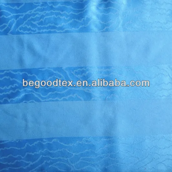 Inherently FR polyester jacquard curtain fabric
