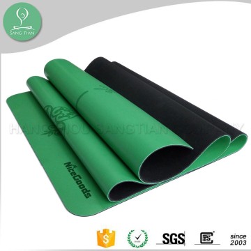 Yoga mat recycled PU leather dye sublimation yoga mat