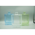 quadratische Glasflasche