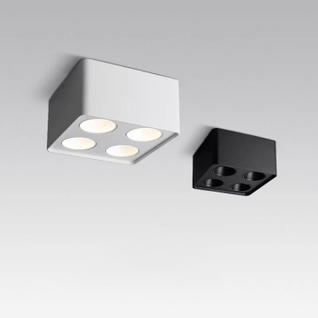 Downlight a LED moderno da 28 W per negozi - Spectro completo Spectrum 7W*4 Surface Interno White Funte