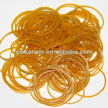 100% Transparent yellow rubber band