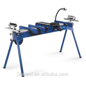 TB14 300CM Professional Steel Construction Miter Saw Stand, Woodworking Stand