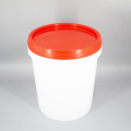 PP reusable plastic bucket with handle and lid