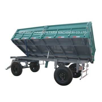 4 Wheel Heavy Duty Single & Dual Axle Farm Tipper Tractors for Sale
