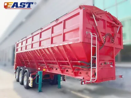 EAST Factory Live Bottom Belt Walking Floor Trailers - Semi Trailer Transport Band Type Kipper Conveyor Trailer