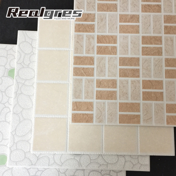 Facing finished 3d inkjet 300x300mm ceramic barthroom wall and floor tiles