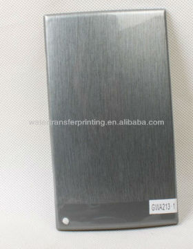 Metal Brush Pattern Water Transfer Printing Film Transparent Film - Metallic silver wire GWA213-1 WIDTH100CM