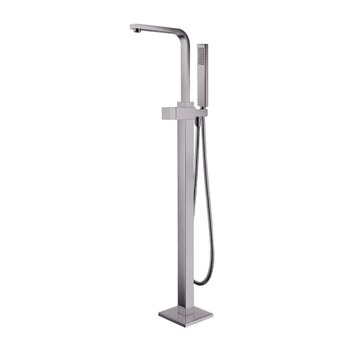 floor mount bathtub faucet Free Standing Matte Black Floor Mount Bathtub Faucet Factory