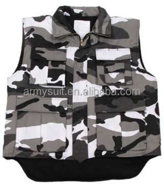 Camouflage Winter Padded Waistcoat