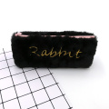 Hot sale custom rabbit plush pencil case