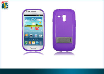 Fashionable  Samsung Galaxy  Protective Cases For Galaxy S3 Mini  Purple Slim Flat Tpu