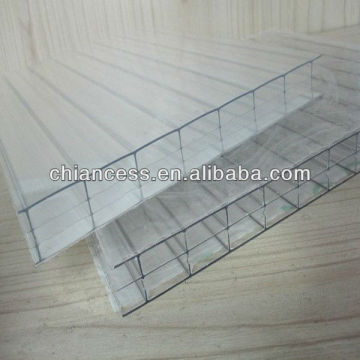 4 layers R-structure flexible polycarbonate panel hollow sheet