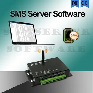 SMS alert sensor with Server center Software