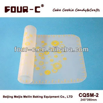 Anti-skidding silicone mat High quality cake decorating tools Silicone work mat