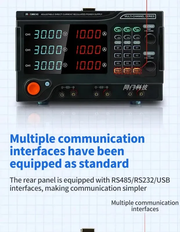 Adjustable DC Power Supply with 150V 3A Multi-Channel Stabilization