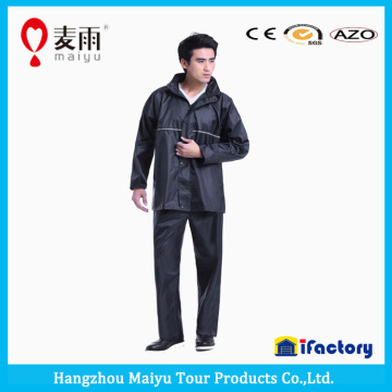 Maiyu waterproof solid color raincoat for men