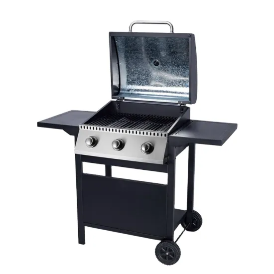 3 Burners Garden BBQ Stainless Steel Gas Grill Commercial Outdoor Moveable Party BBQ Gas Grill